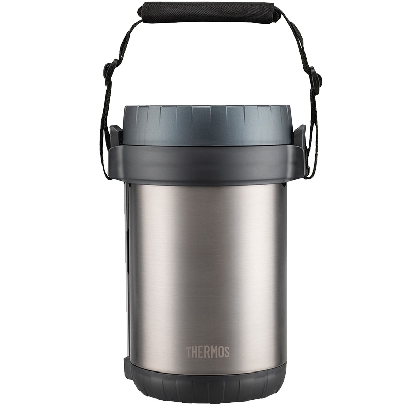 膳魔师,膳魔師(THERMOS)饭盒便当盒 JBG-2000 1450ml 保温饭盒带饭盒真空不锈钢三层便当盒保温饭盒