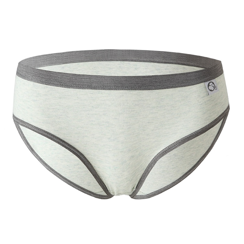 北极绒4条装内裤女学生韩版中腰可爱少女士纯色三角裤