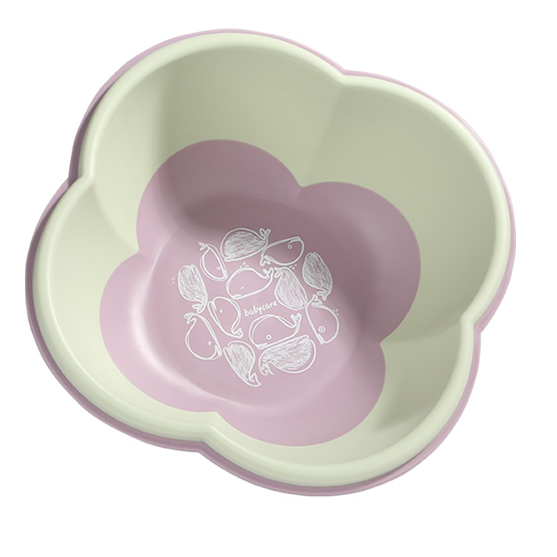 babycare婴儿洗脸盆 宝宝洗脸盆家用新生儿用品洗pp小脸盆子樱粉3080
