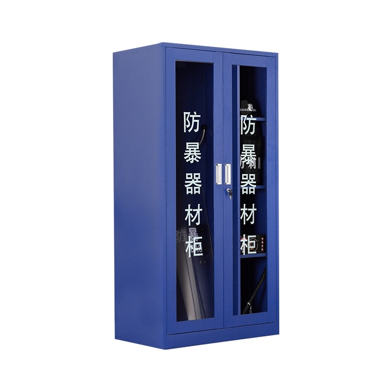 尔迈 安保防暴器材柜警备柜安全器械装备警器柜防暴柜 180*90*55cm 含单人器材 台