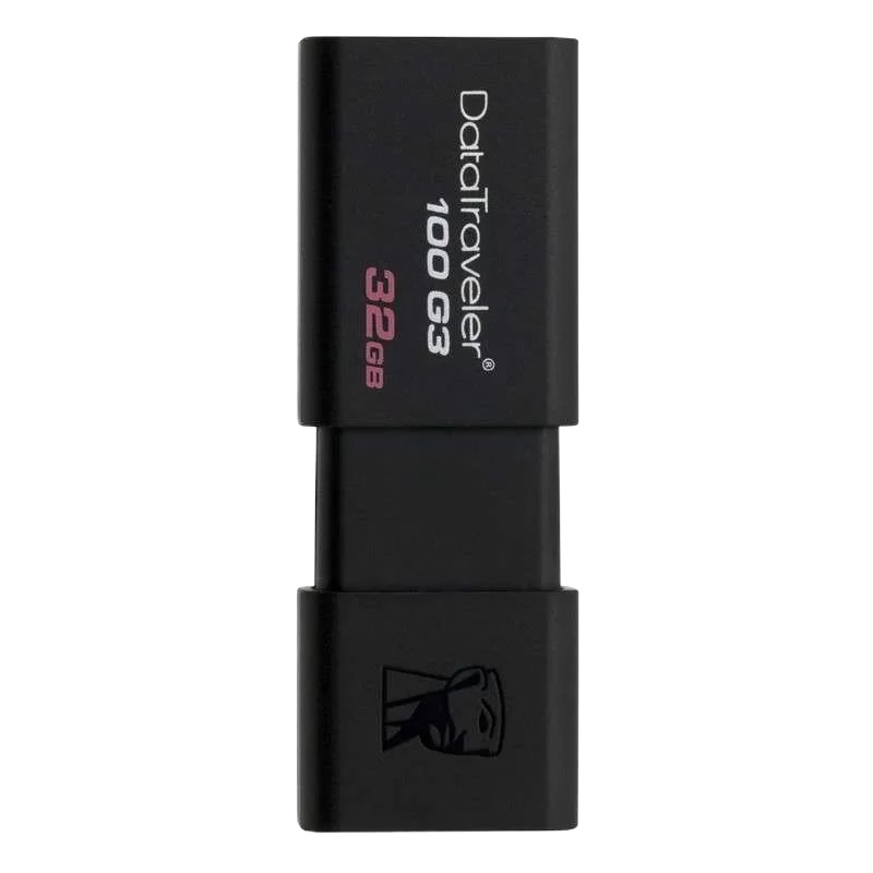 金士顿 DT100G3 32GB优盘 USB3.0 U盘 滑盖设计 办公商务