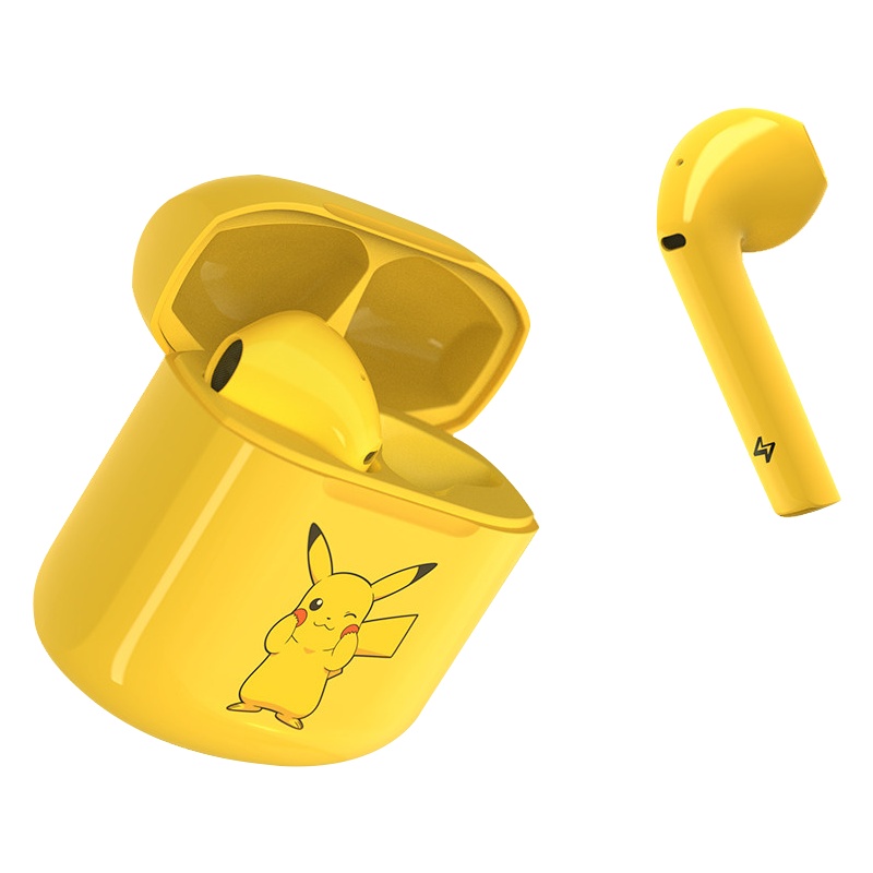 EDIFIER/漫步者Lollipods皮卡丘真无线蓝牙耳机宝可梦联名x跑步迷你小型女生款可爱超长续航安卓通用tws