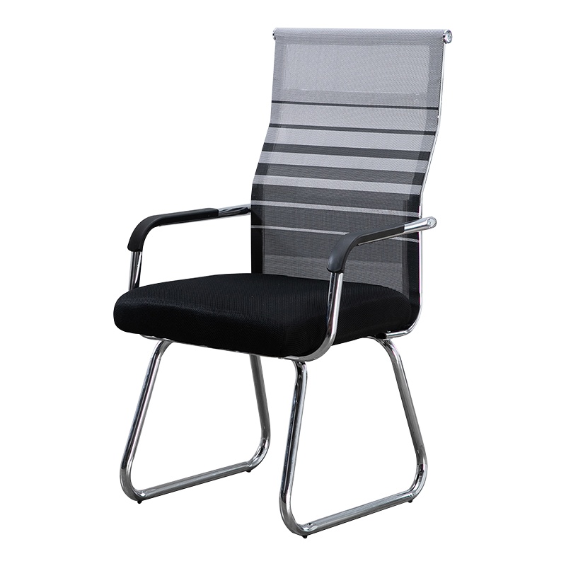 鑫金虎 简约办公椅电脑椅家用职员会议椅弓形网布椅麻将宿舍靠背座椅子员工椅多色可选