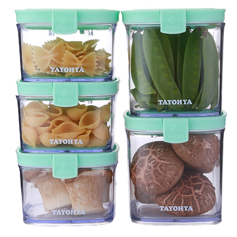 多样屋 清雅弹盖密封罐五件套 TA110203097ZZ