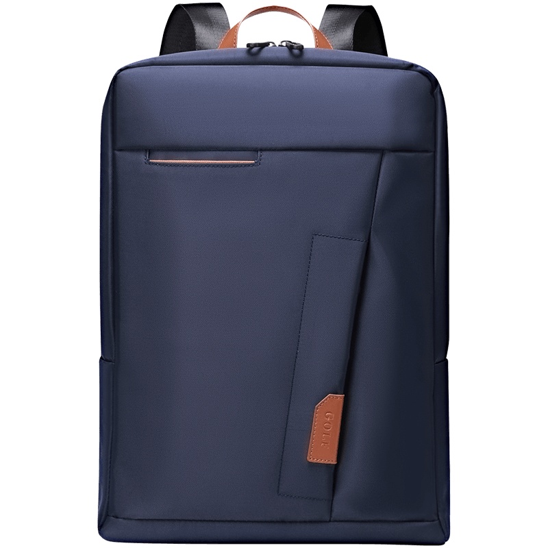 GOLF/高尔夫可装15.6英寸笔记本电脑包男士时尚商务双肩包双拉链大容量休闲背包