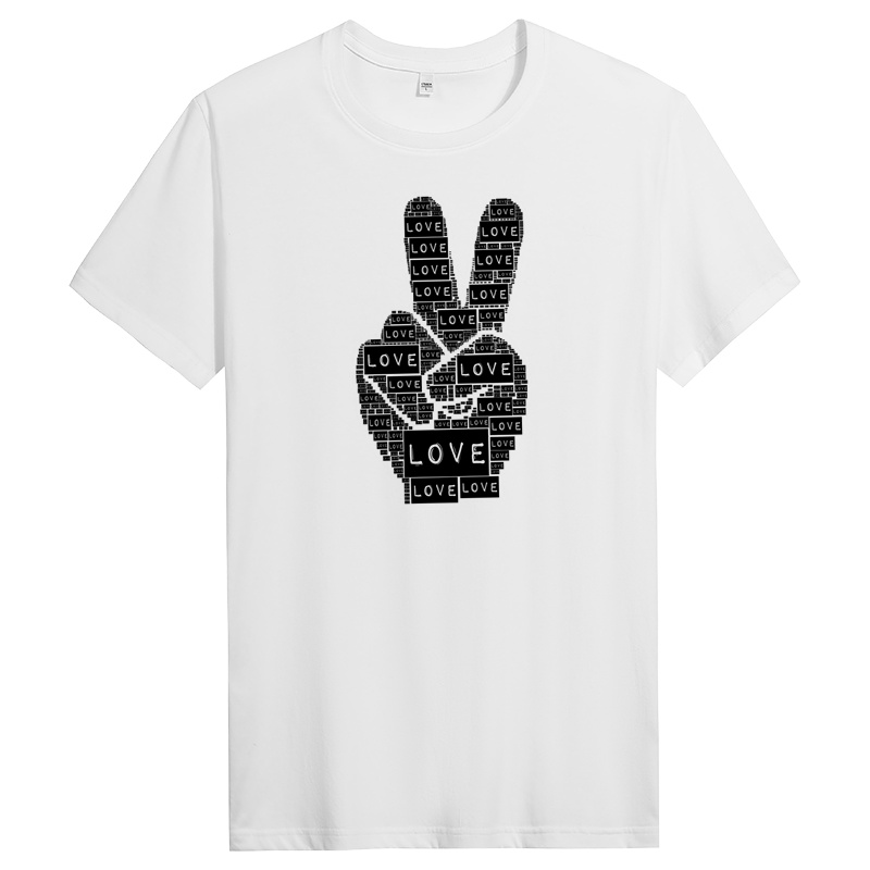 纯棉短袖t恤男潮流夏季体恤圆领男士半袖宽松男生修身 DT11061