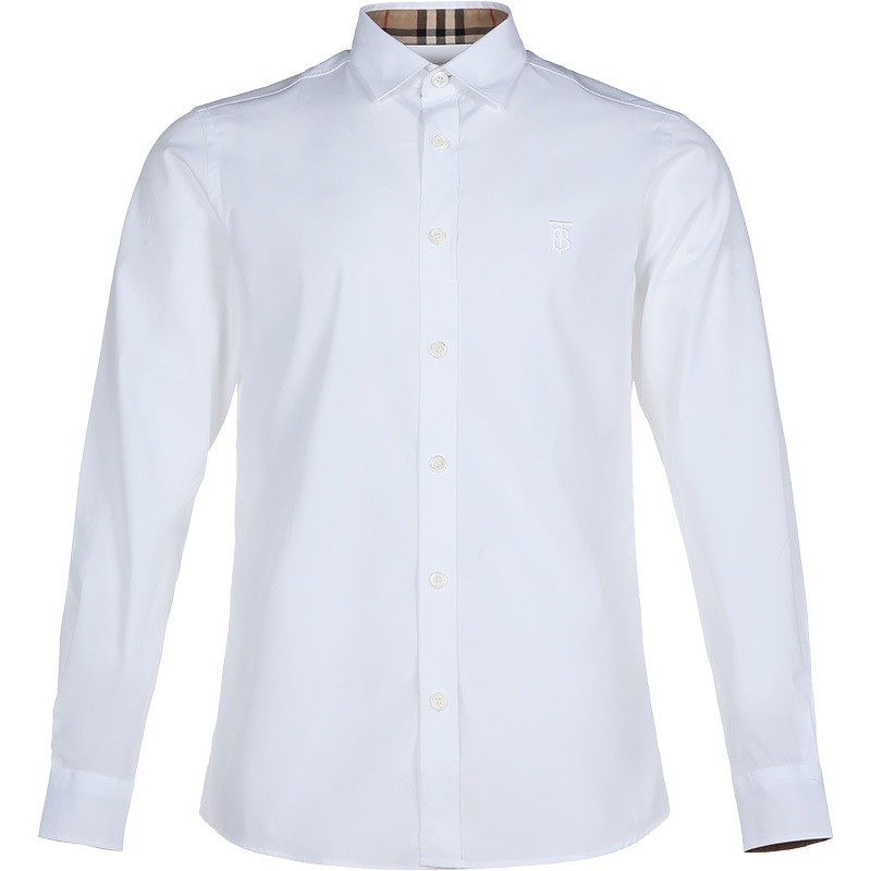 BURBERRY 博柏利 男款 棉质修身版长袖衬衫 80323081