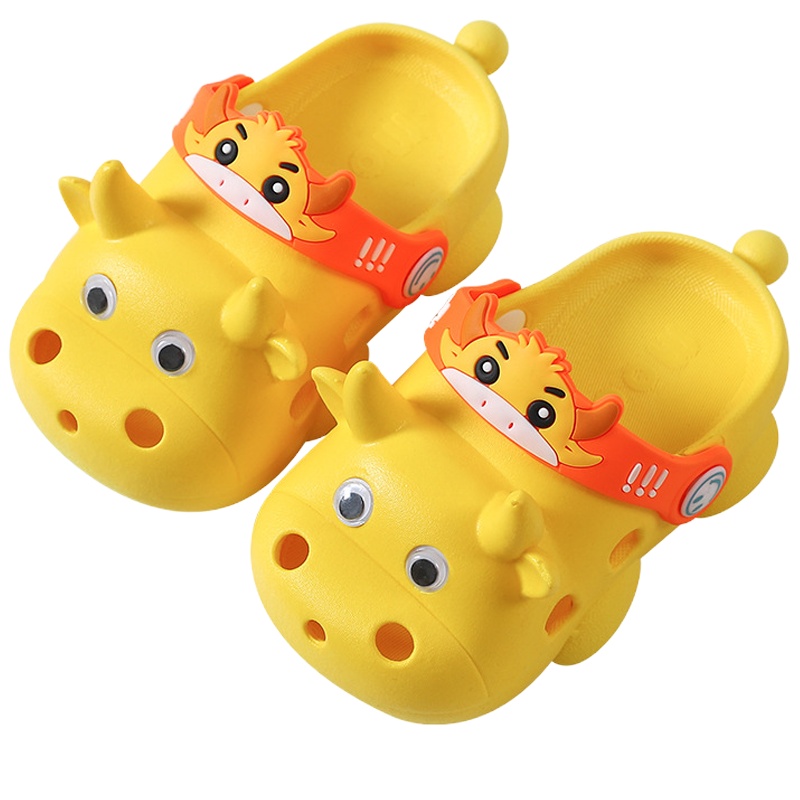 乐可爱儿童拖鞋夏宝宝洞洞鞋室内外防滑婴童凉拖鞋卡通男女童鞋1-3-5-7-9岁