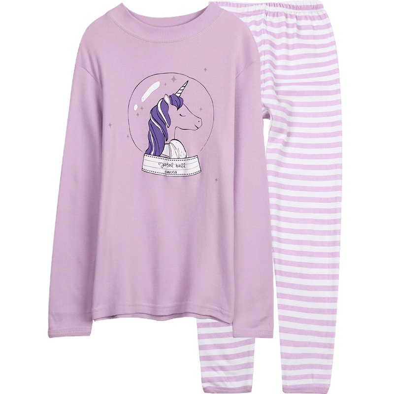 红豆儿童内衣套装中大童女童中领纯棉秋衣秋裤套装全棉保暖内衣女童儿童舒适套装