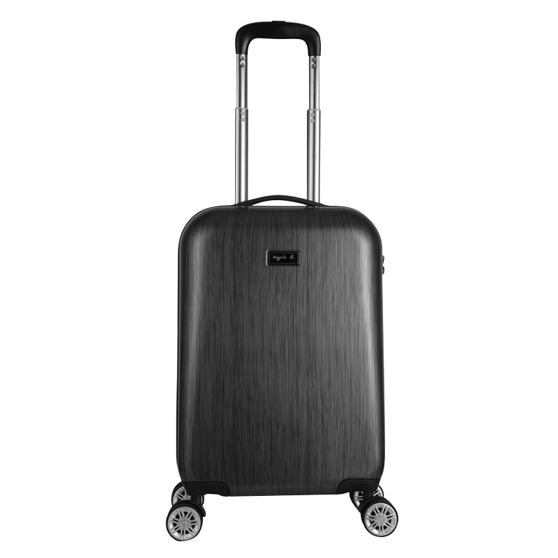 agnès b.行李箱V017Z12T(银黑色)