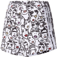 阿迪达斯adidas三叶草女装运动裤休闲针织短裤FL4144