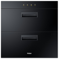 海尔(Haier)100L嵌入式消毒柜ZQD100F-E60S1光波巴氏物理消毒,告别臭氧,净烘一体,家用大容量消毒碗柜