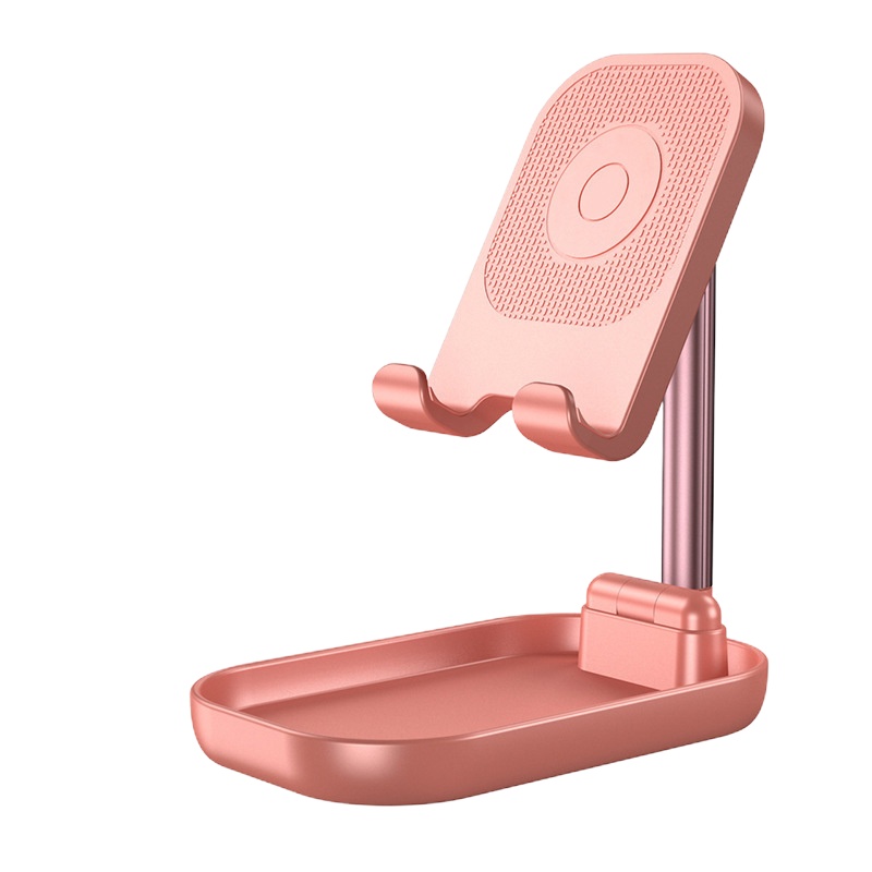 火豹手机支架无线充苹果11m桌面懒人支架办公8追剧架r折叠式升降伸缩支撑iphoesm手 [无线充电支架(可折叠)手机座