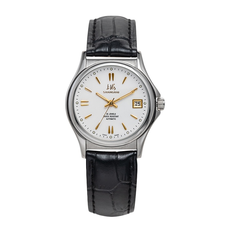 上海SHANGHAI手表正品商务全自动机械表男 自动机械机芯 时尚机械表女 特价款情侣表8120