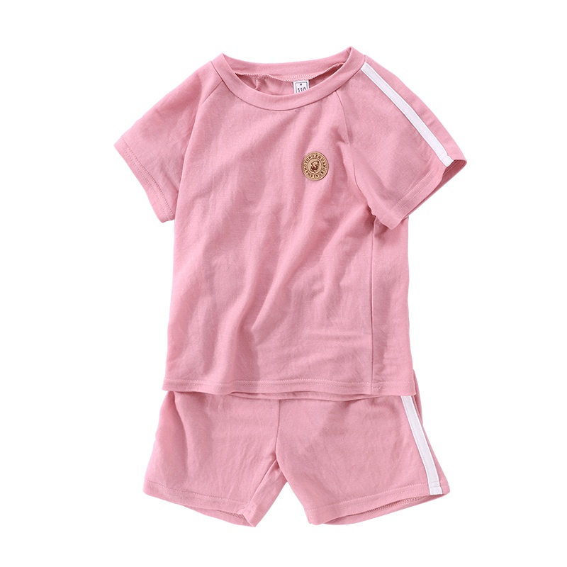 卡伴(Curbblan)童装儿童夏季校园风短袖家居服短袖T恤适合身高100-160cm儿童