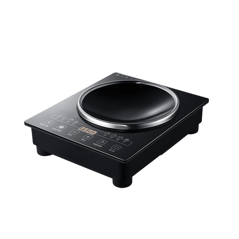 新款商用节能电磁灶家用大功率爆炒电磁炉3500W炒菜火锅电池炉凹面电炒灶【3500W单机】