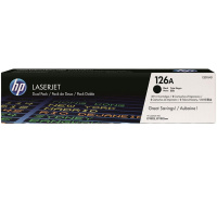 惠普CE310AD原装黑色粉盒126A硒鼓适用LaserJet CP1025/M175a/M175nw等 双支装