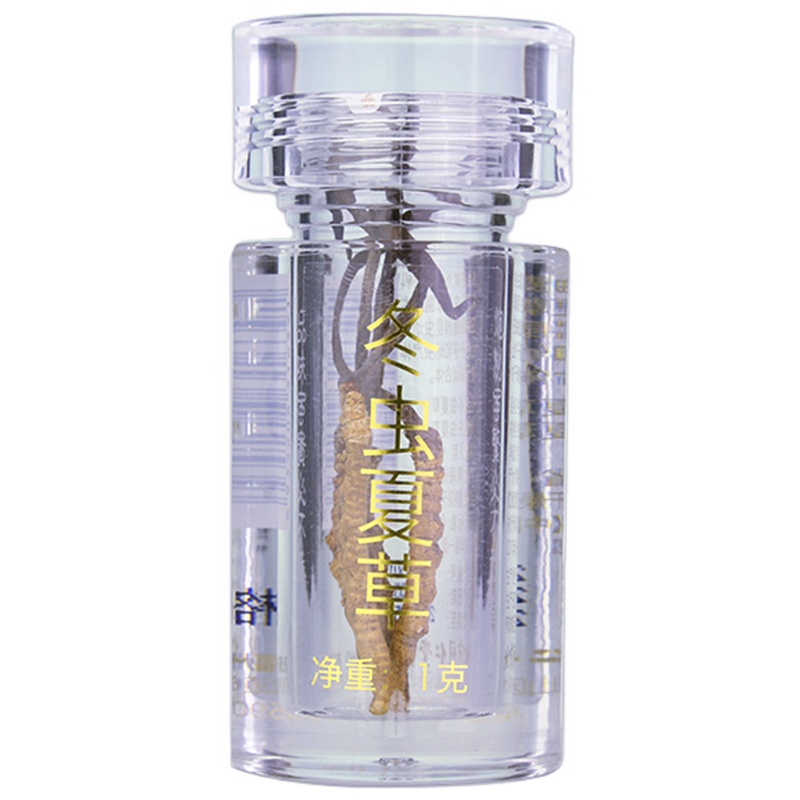 同仁堂冬虫夏草1g 野生虫草 青海玉树道地 冬虫夏草正品