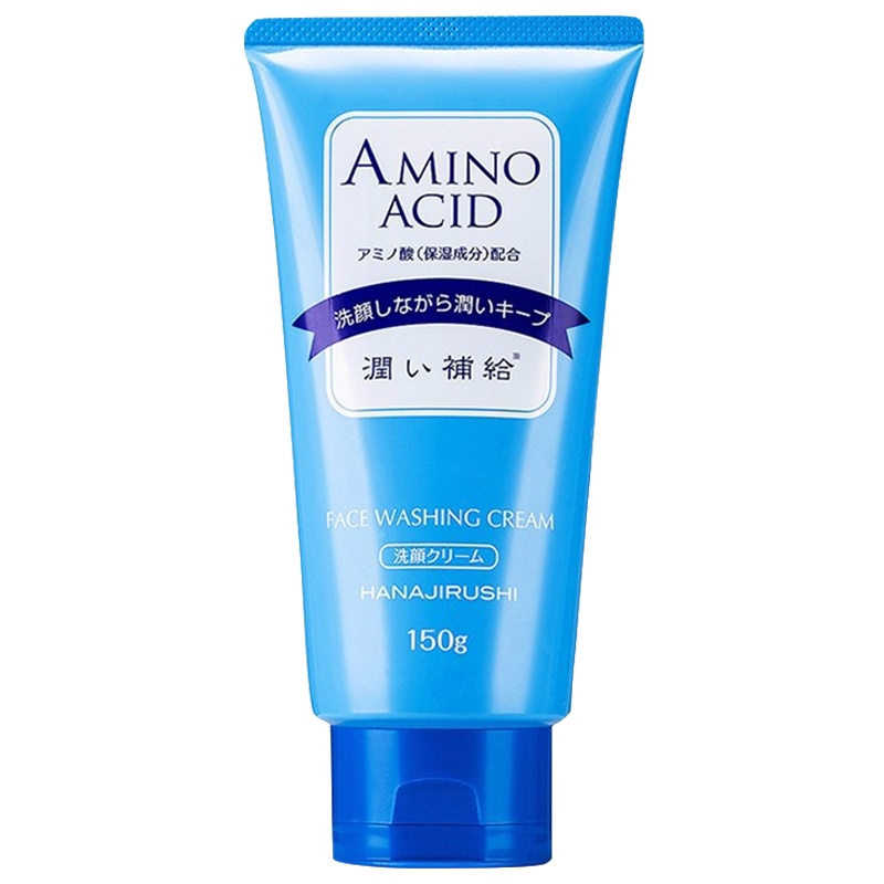 花印水漾洁净洗面奶150g含氨基酸洗面奶女男深层清洁毛孔控油补水保湿日本泡沫洁面乳
