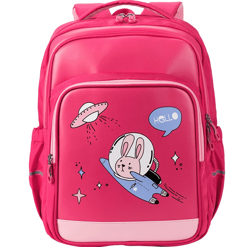 卡拉羊小学生书包13-4年级印花男女儿童双肩包减负护脊双肩背包日韩潮