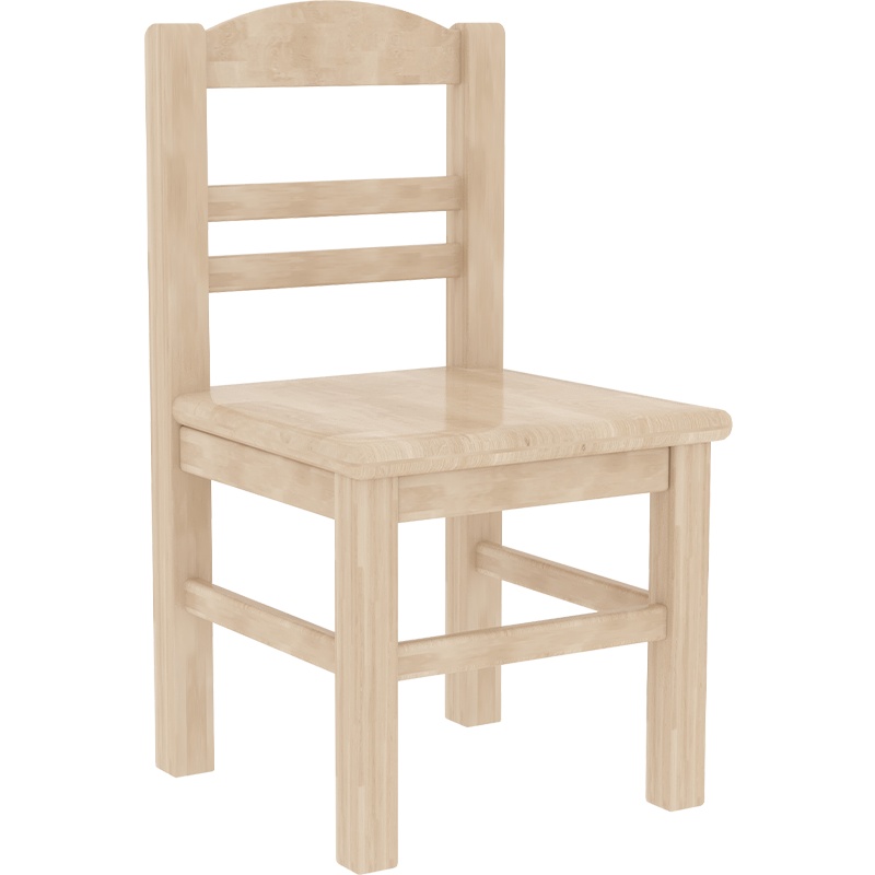 幼儿园实木桌椅儿童全橡木椅子早教中心课桌椅家用木质可爱靠背椅座椅