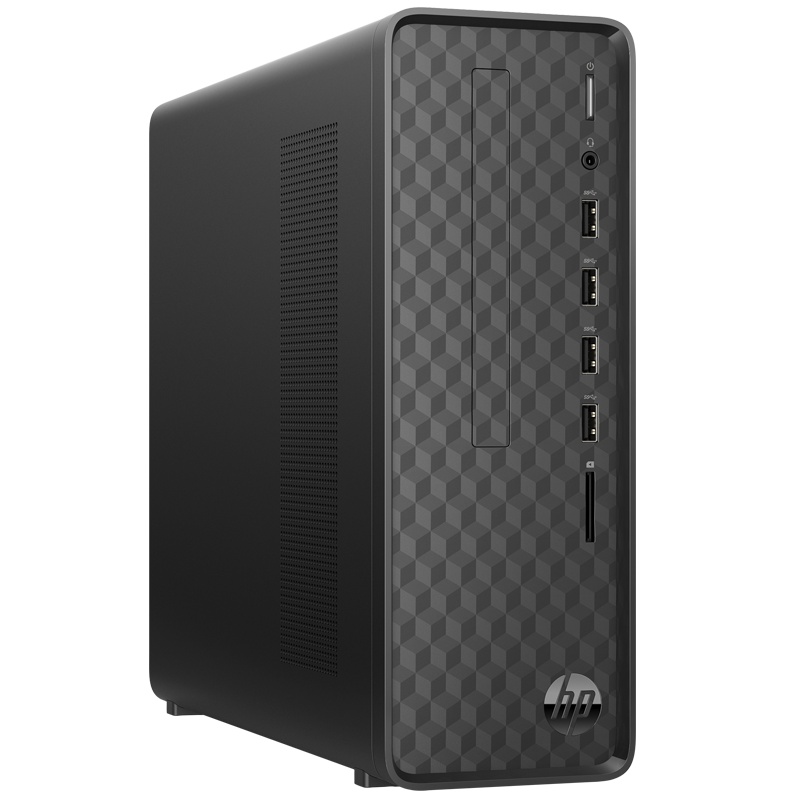 惠普(HP)S01-PF033ccn高性能娱乐家用商务高效学习办公台式电脑主机( i3-9100 8G 1TB 黑)