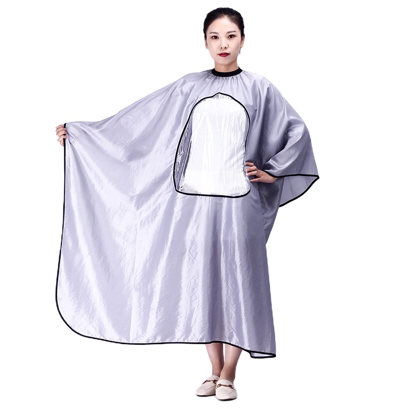 发廊专用透明围巾 灰色