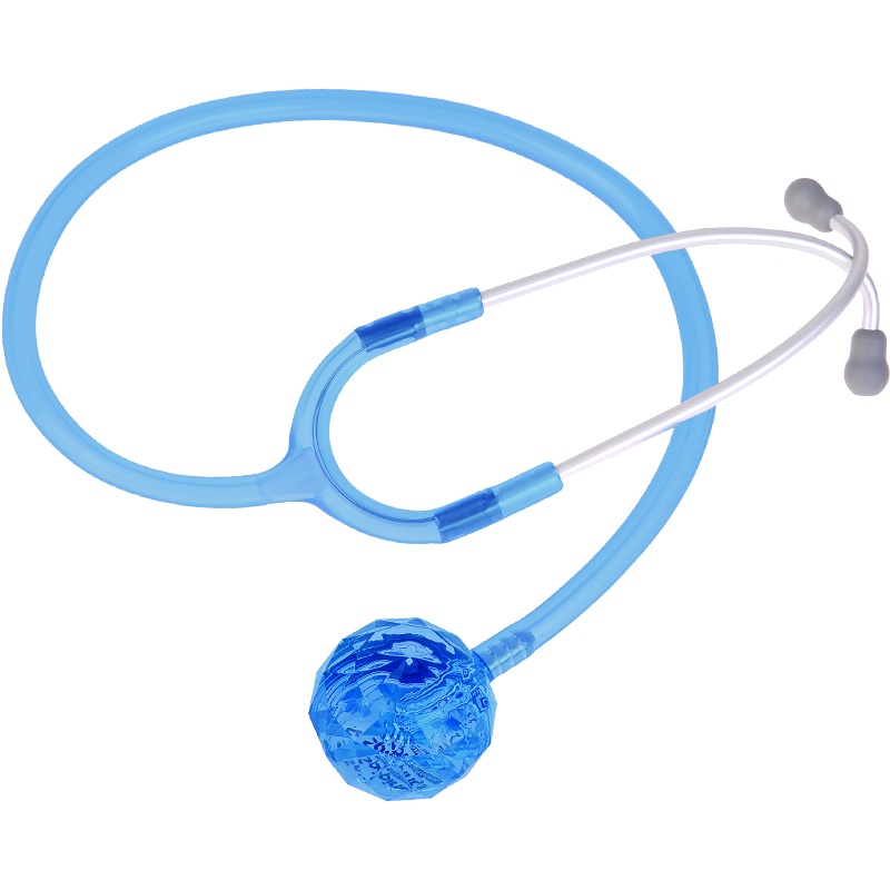 Spirit听诊器儿科医生专用专业医用心肺家用胎心孕妇动物头 水晶头果冻宝蓝