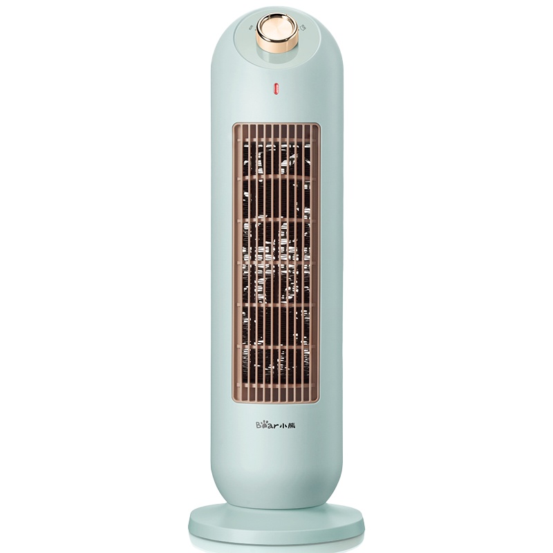 小熊(Bear)取暖器暖风机电暖气家用大面积电暖器小型立式热风机快速取暖电器桌面电暖风DNQ-C20B1(绿色)