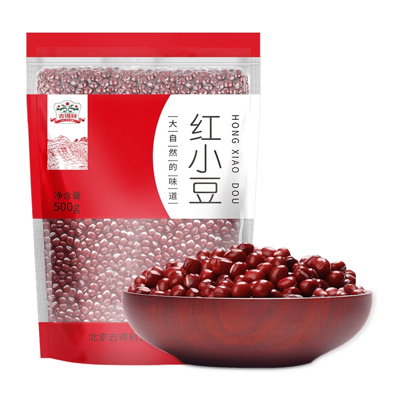 吉得利 红小豆500g 红赤豆红豆 新货 东北特产 五谷杂粮