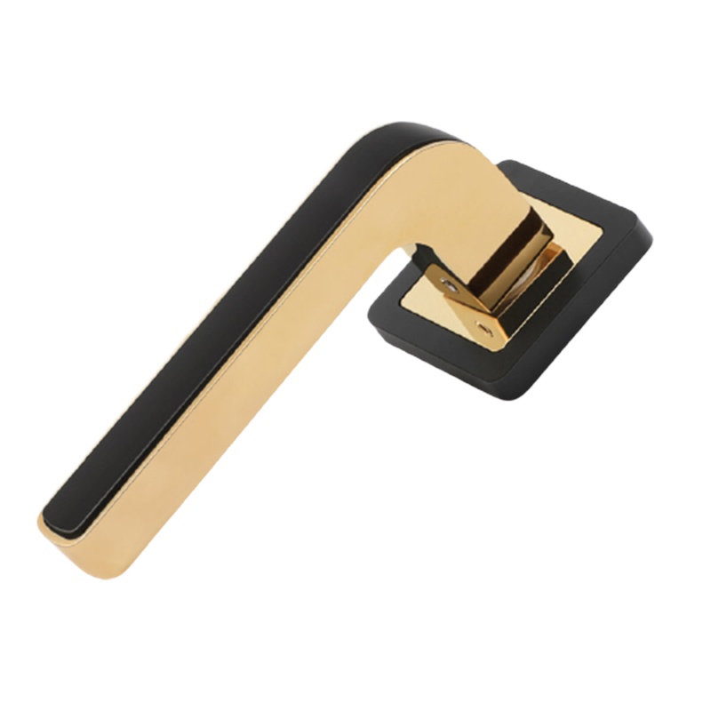 后现代卧室门锁室内磁吸门锁法耐简约木门锁FANAI家用金色房门锁具