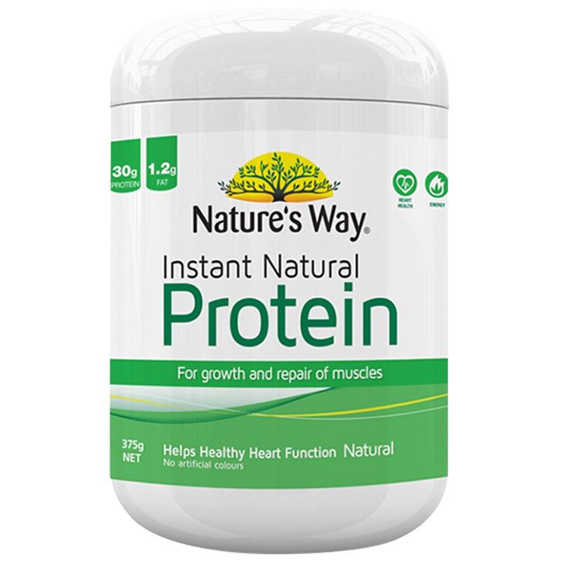 效期至2022-4-1]Nature's Way佳思敏自然速溶蛋白粉大豆植物蛋白粉分离蛋白代餐原味375g/瓶装粉剂