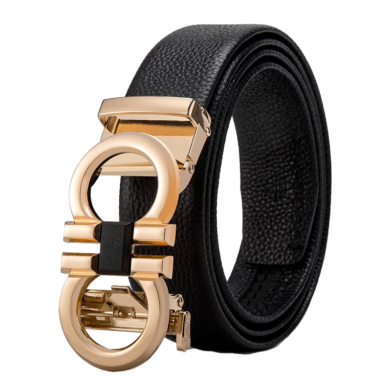 美洲野牛 皮带男真皮自动扣内穿商务休闲裤带男士礼品礼盒包装百搭牛皮腰带情人节礼物