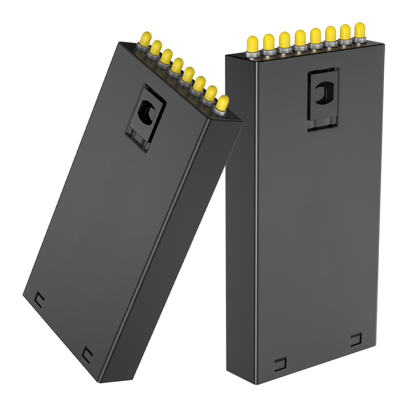 千天(QANTOP)桌面式光纤终端盒尾纤光缆熔接盒 电信级桌面壁挂式 8口ST单模满配含熔接尾纤法兰 QT-8ST02