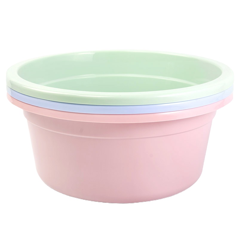 企购优品 22CM深型脸盆 清洁塑料盆 颜色随机