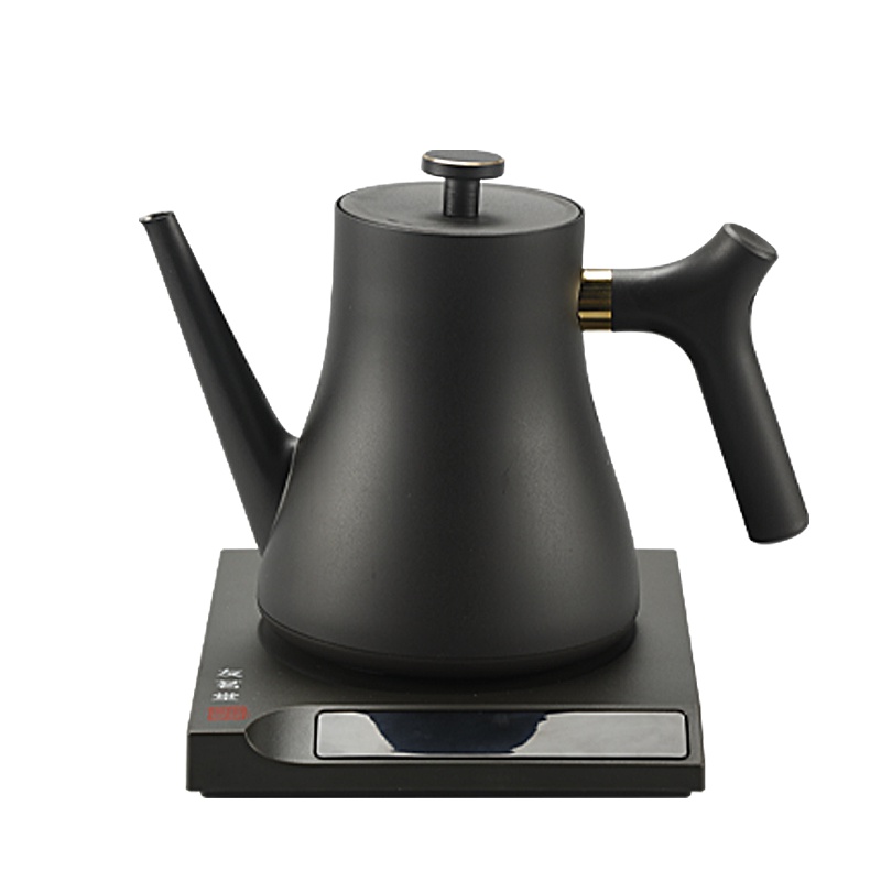 友茗堂 电水壶家用智能电热保温水壶煮茶器黑茶小型养生壶茶具 黑色