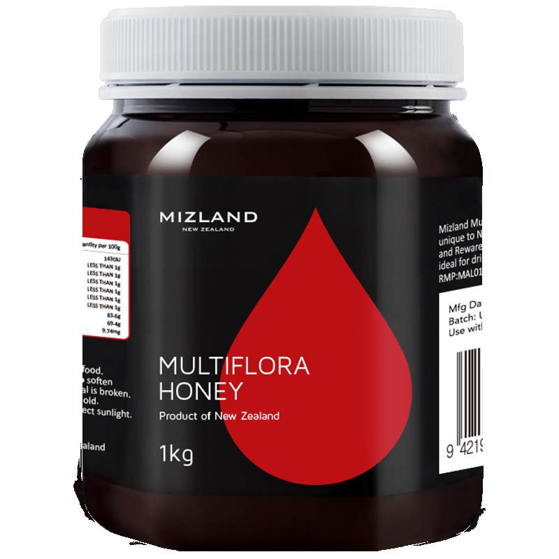 新西兰原装进口蜂蜜 百花蜂蜜 蜜滋兰多花种蜂蜜1000g 滋补蜂蜜 百花蜜 其他