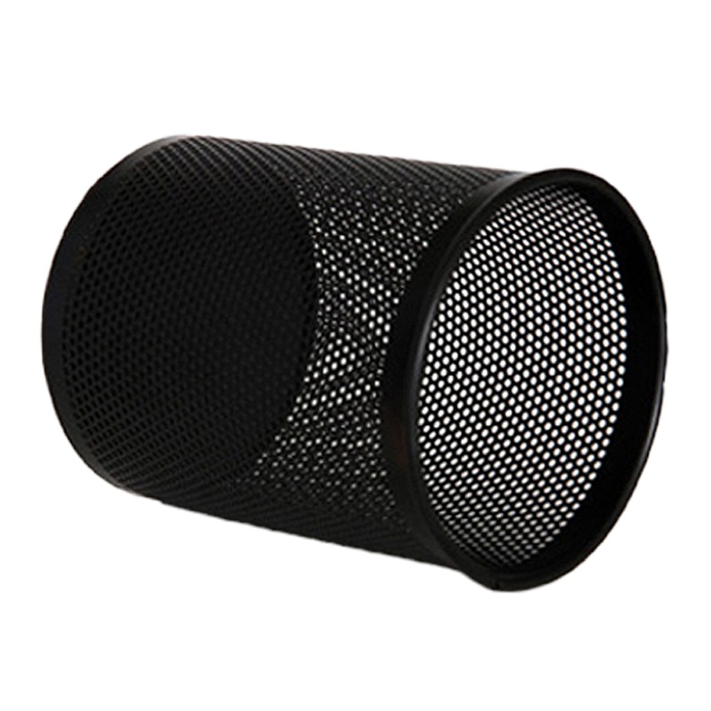 齐心(COMIX)B2002 圆笔筒 金属网格 黑色 单个装宁选