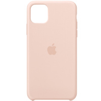 苹果Apple 原装iPhone 11 Pro Max 硅胶保护壳 手机壳 砂粉色