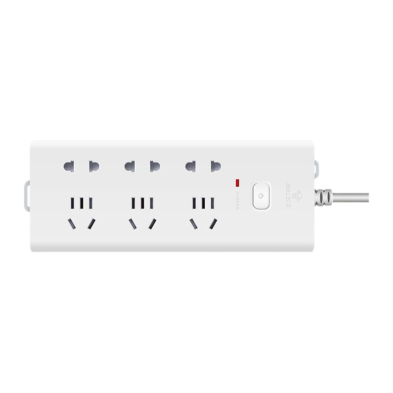 公牛(BULL) 防雷插座/插线板/插排/排插/接线板/拖线板 GN-H1330 双重防雷6位总控全长3米