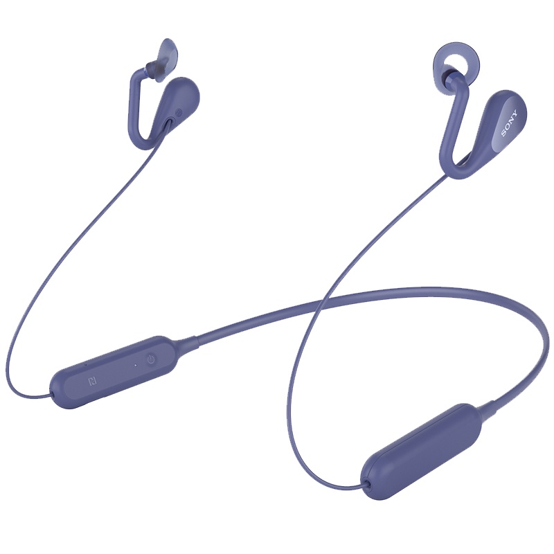 索尼 SBH82D开放式无线蓝牙立体声耳机跑步带麦户外运动 蓝色
