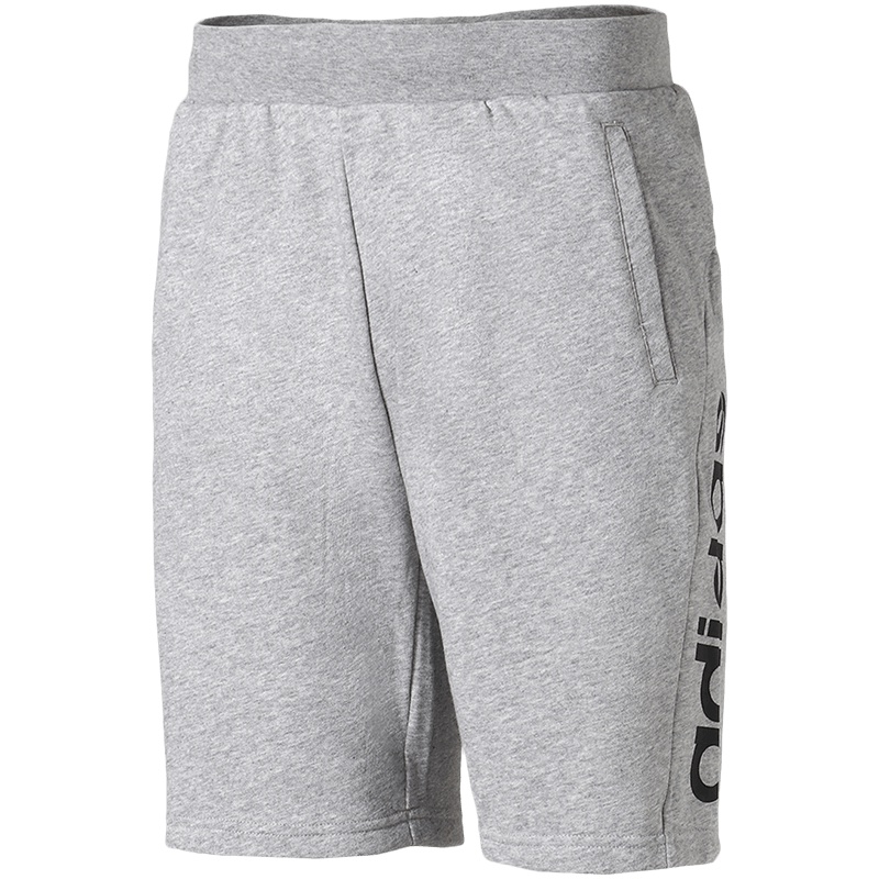【自营】adidas阿迪达斯NEO男子运动短裤休闲运动服装CV9371 L CV9371中麻灰+黑
