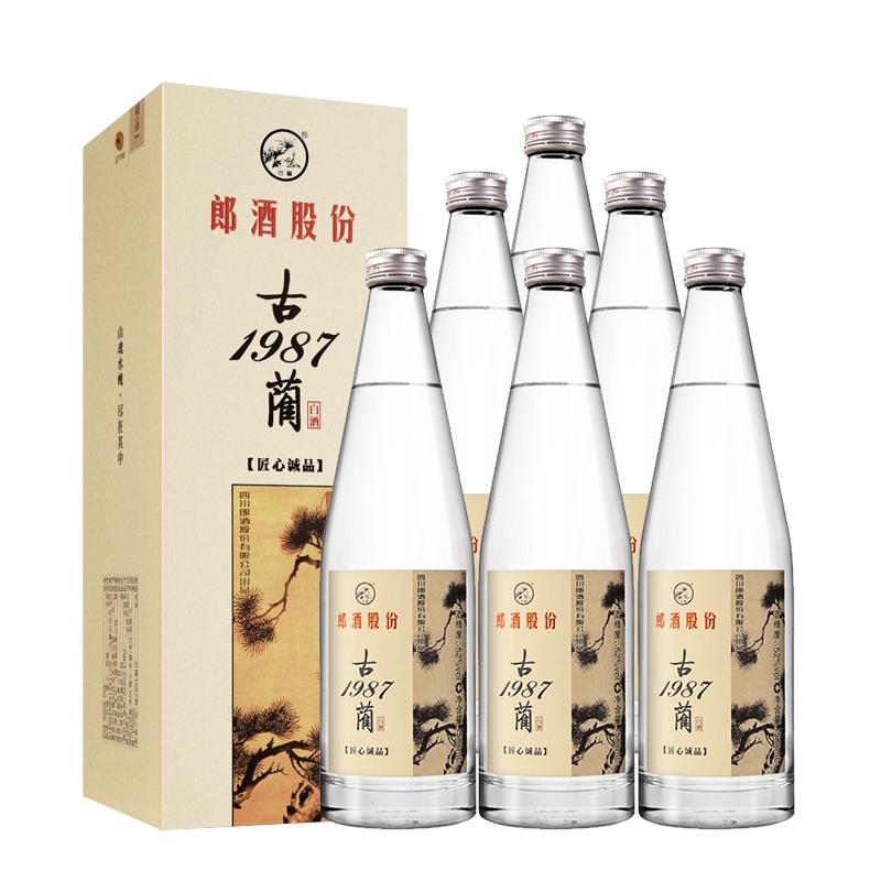郎酒 古蔺1987（匠心诚品）52度 500mL*6瓶白酒整箱装收藏送礼