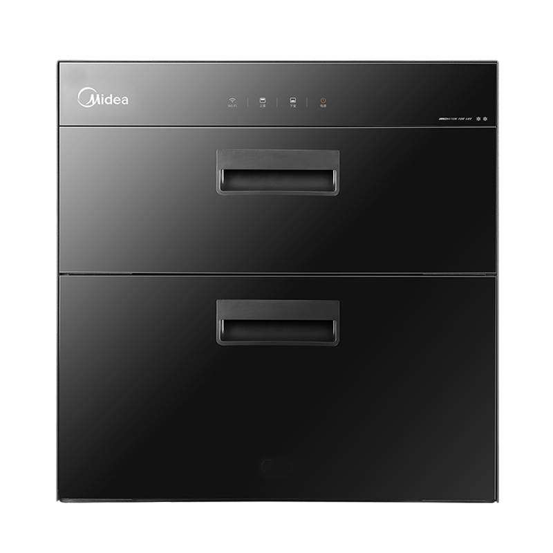 美的(Midea)90Q15S嵌入式高温消毒柜 家用小型智能不锈钢碗筷柜消毒碗柜高温 100L高温二星级消毒柜
