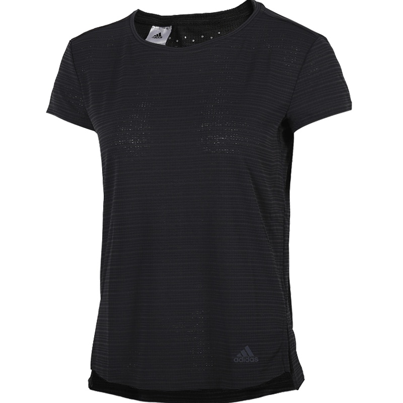 阿迪达斯2019春季新款训练短袖女圆领冰风运动衫T恤CV3770
