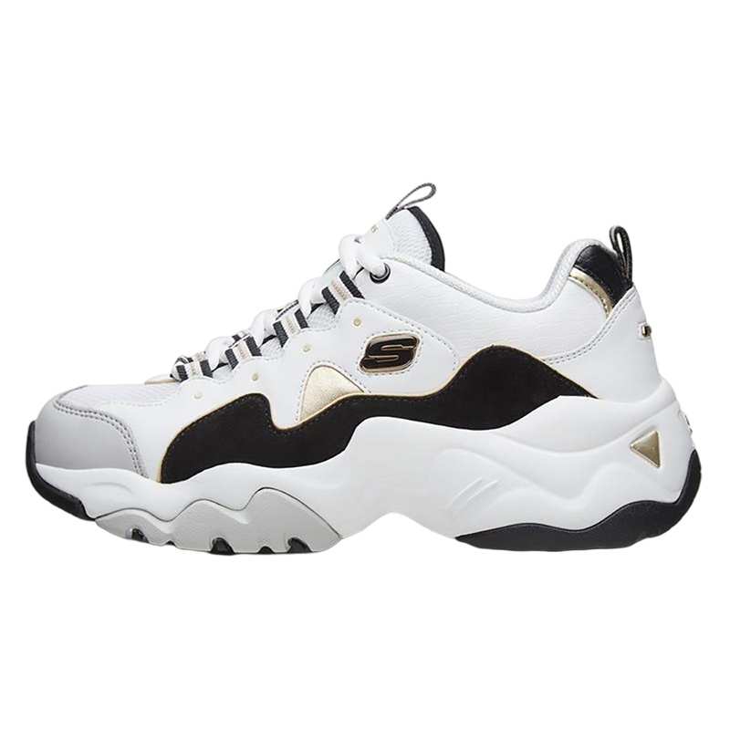 Skechers斯凯奇秋季新品情侣鞋厚底户外老爹鞋男女运动鞋88888374