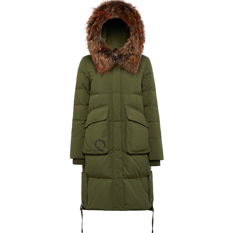 波司登羽绒服女中长款新款大毛领冬季防寒保暖外套