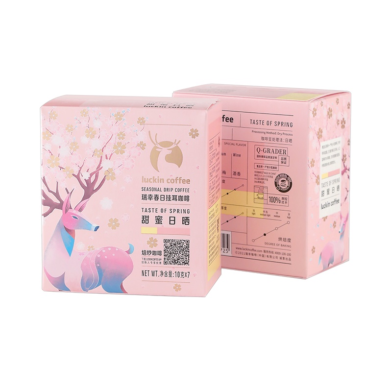 瑞幸咖啡(luckin coffee)春日挂耳咖啡现磨手冲滤泡挂耳咖啡甜蜜日晒系列云南咖啡