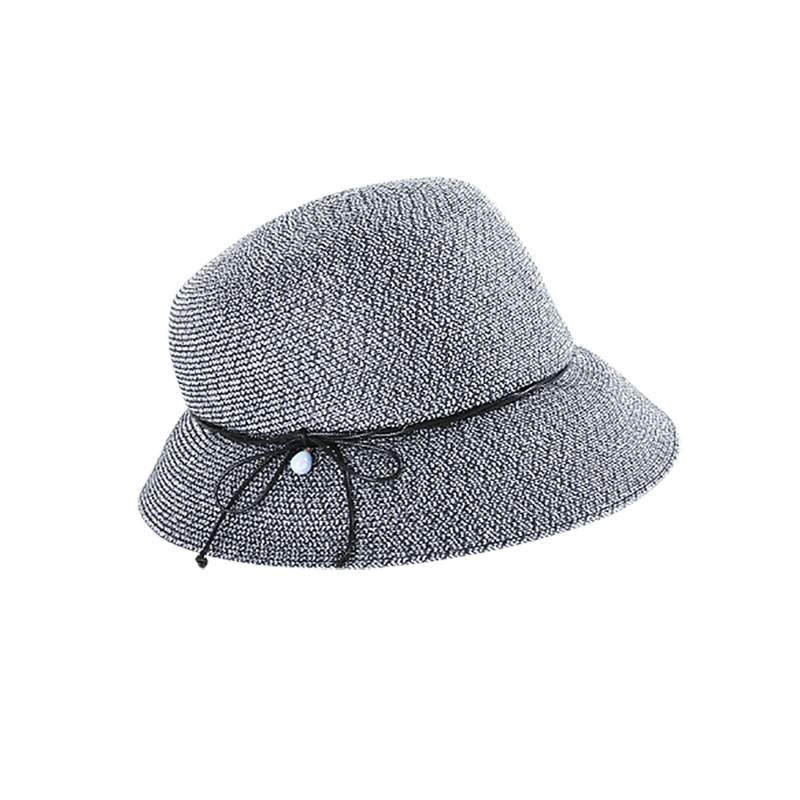 瑞苏薇(RASUV) 台湾进口草亮丝蝶结遮阳草帽RS5020