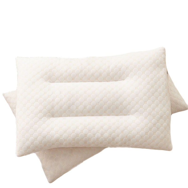 北极绒天然乳胶枕碎颗粒乳胶按摩枕芯48*74cm护颈按摩枕头一只装